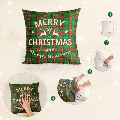 Nouvelles housses d'oreiller de Noël personnalisées couverture de taie d'oreiller personnalisée pour la maison 2022