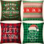 Nuove federe personalizzate per cuscini di Natale Cover per cuscini personalizzate per la casa 2022