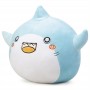 promotional plush blue dolphin pillow stuffed animal gift for kids