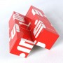 Cubo de foto de rompecabezas plegable 3D personalizado con publicidad de marca Regalo en EE. UU.