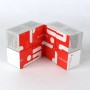 Cubos mágicos de quebra-cabeça dobráveis 3D personalizados de propaganda de marca