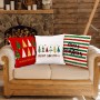 Capas de almofadas personalizadas com logotipo de Natal capas de almofadas de sofá para casa