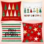 Capas de almofadas personalizadas com logotipo de Natal capas de almofadas de sofá para casa
