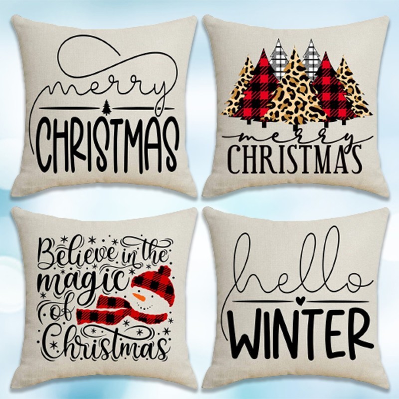 amazon hot sale thoughtful Christmas gifts for boyfriend 24-x-24 pillow cover for sofa