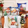 Персонализированные рождественские подушки Индивидуальная декоративная подушка для идеи рождественского подарка 2022