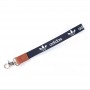 woven id lanyard with brand
