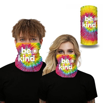 Face Mask Print Neck Gaiter Scarf for Sun Dust Protection