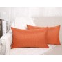 Housses de coussin orange à faible coût Taies d'oreiller personnalisées King Size