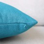 Melhor presente travesseiro azul marinho personalizado 18x18