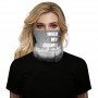 Maschera per la copertura del viso, sciarpa con ghetta sul collo stampata per la protezione solare all'aperto