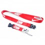 color sublimation lanyard clip with brand