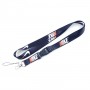 nylon hello kitty lanyard with clip