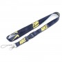 woven Burberry lanyard with brand