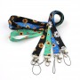 full color men's lanyard with badge