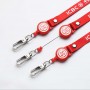 nylon retractable badge lanyards with badge