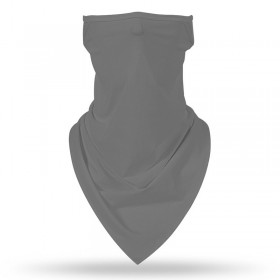 Grey Neck Gaiter Face Mask for Men Women Summer UV Face Scarf Mask