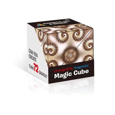 귀하의 디자인으로 뜨거운 개인화 된 마그네틱 매직 큐브 Shashibo 큐브