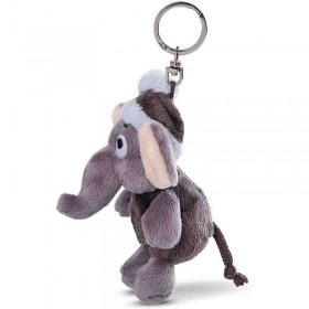 Elephant Plush Keychain Personalized Elephant Keychain