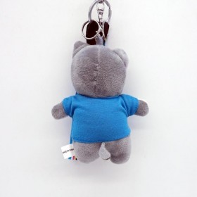 Dog Custom Key Tags and Personalized Plush Dog Keychains