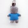 personalized plush emoji keychain