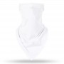 Weiße Maske Gesichtsbedeckung aus 100 % Polyester Mikrofaser Halsgamasche für Herren Damen