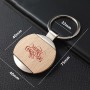 customized engraved wooden keyrings with logo