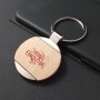 sublimation blank wood keychains factory
