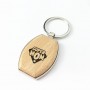 unique wooden key ring-with name with logo