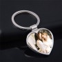 promotional custom shape metal keychains with logo