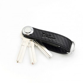 customized black leather keychains for your company