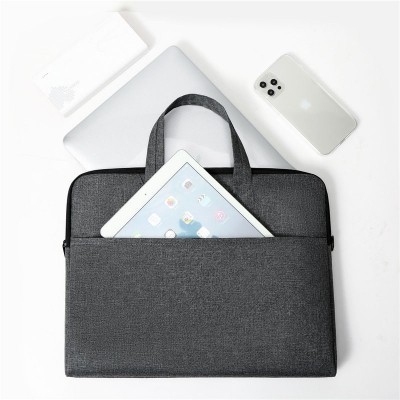 Bolsas para laptop multifuncionais à prova d'água com logotipo personalizado de 15,6 polegadas