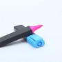 blue gel highlighter pen with logo