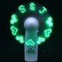 Logo Printing Novelty Led Display Handheld Electric Fan