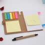 personalized small paper pocket notepad with pen