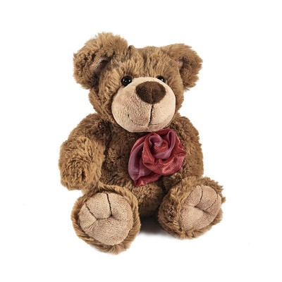 Peluche Oso de Peluche con Flor Disponible en 3 colores