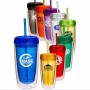 cool design tumblers custom plastic cups with lids and straws promotional gift