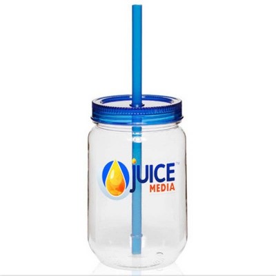 Mason Jar Straw Cup
