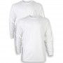 Camisas de manga comprida personalizadas estilo gola redonda como presente personalizado de atividade da empresa