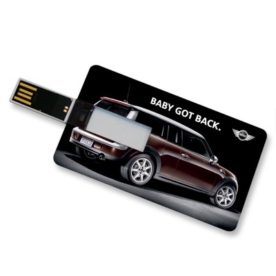 Benutzerdefinierte Kreditkarte Personalisierte USB-Sticks Aufgedrucktes Logo als Werbegeschenk