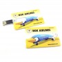 promo items with logo metal business card flash drive China supplier