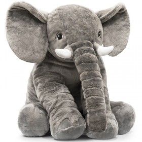 Custom Brand Logo elephant stuffed animal promotional gift items gift supplier
