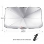 promotional universal large retractable windshield sun shade supplier