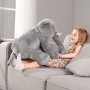 Завод-изготовитель 24-ДЮЙМОВЫЙ Милый Слон Мягкая Игрушка Животных Отличный Подарок