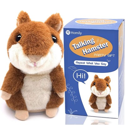 Jouet en peluche de hamster parlant électronique mignon