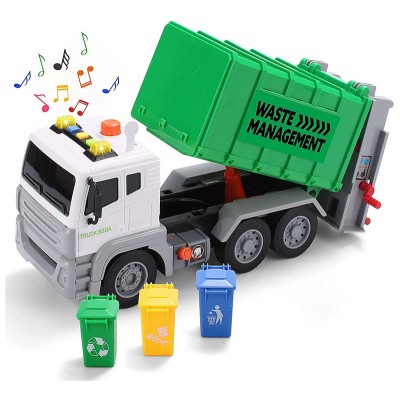 Gift Promotion 12'' Garbage Truck Toy for Kids Sale on Factory Price