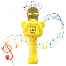 Custom OEM wholesale promotional personalized microphone for kids by gift supplier