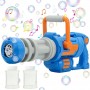 Hot Selling Bubble Machine Gatling Bubble Gun for Outdoor Activities kids Toys