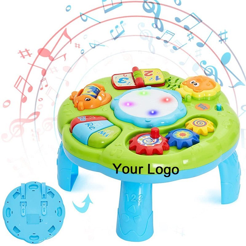 children gift supplier Kids Education Music Table Learning Toy printed with brand logo