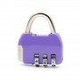 combination purple locks door slide lock with logo printed
