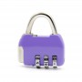 combination purple locks door slide lock with logo printed